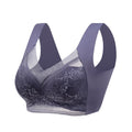 Wireless Lace Comfort Bra  with Built-In Lift