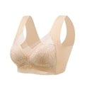 Wireless Lace Comfort Bra  with Built-In Lift