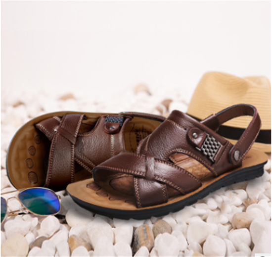 Breathable Orthopedic Leather Sandals – Unisex Comfort Fit