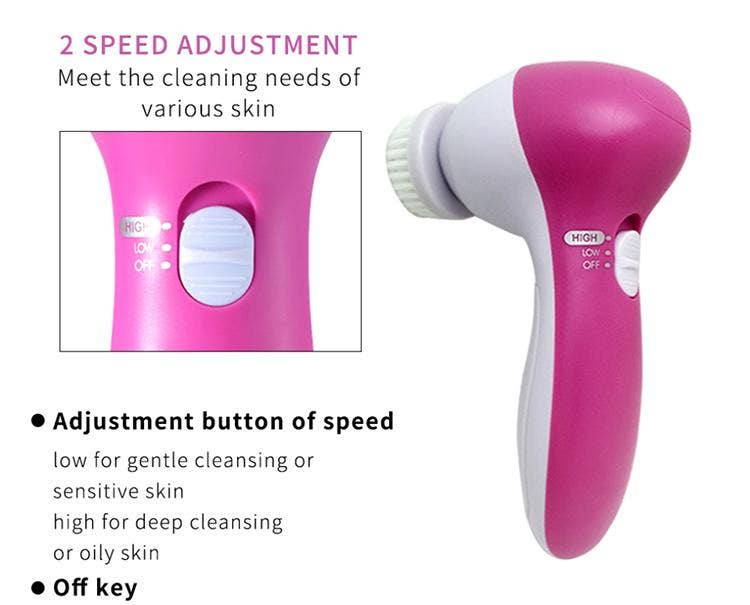 Ultimate 3-in-1 Electric Facial Cleansing Brush