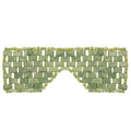 Jade Eye Mask Reusable 100% Natural Green Facial Stone Mask for Hot & Cold Anti-Aging Therapy