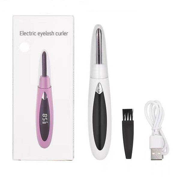 BodiModi CurlCraft Pro Rechargeable Electric Eyelash Curler - Natural & Long-lasting Curl with Low Groove Design Comb and Smart LED Display