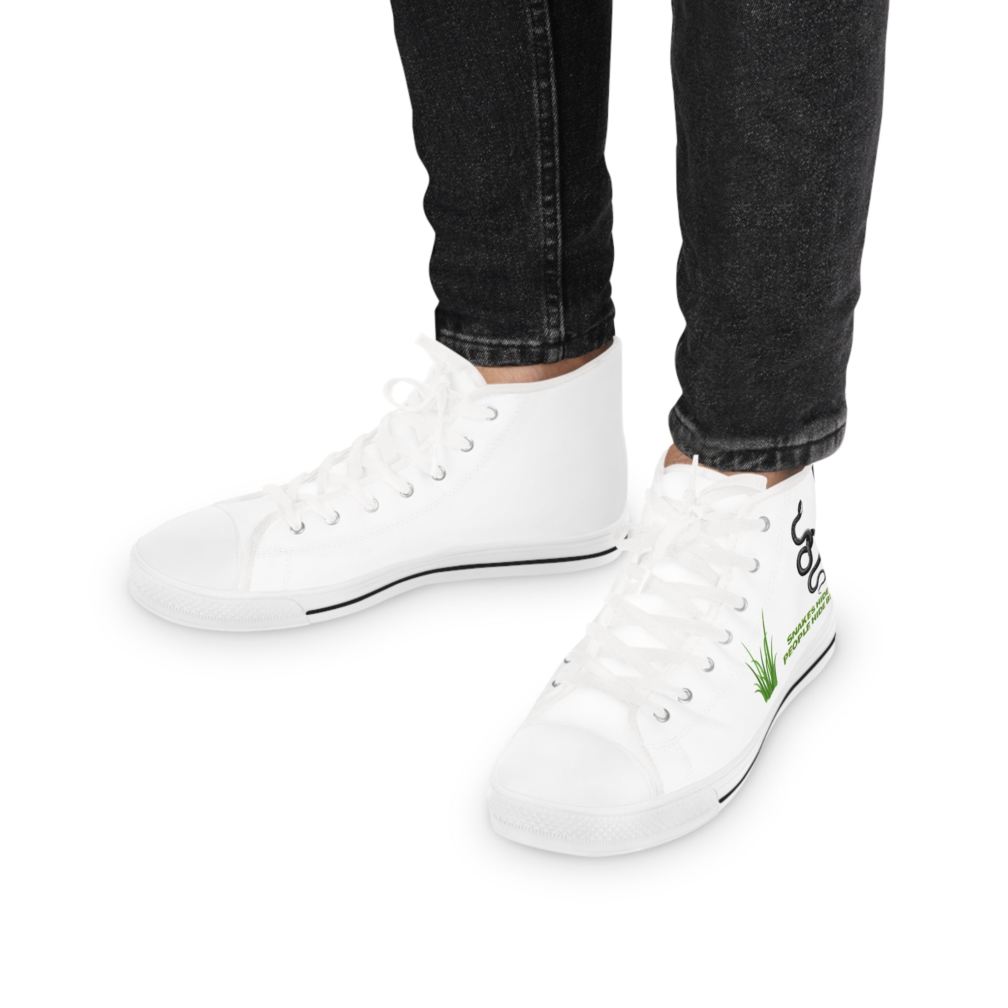 BodiModi High-Top Snake Statement Sneakers