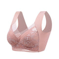 Wireless Lace Comfort Bra  with Built-In Lift