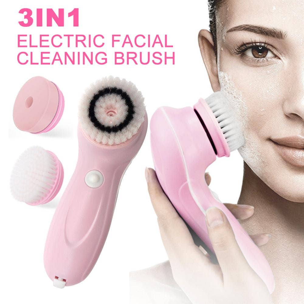 Ultimate 3-in-1 Electric Facial Cleansing Brush