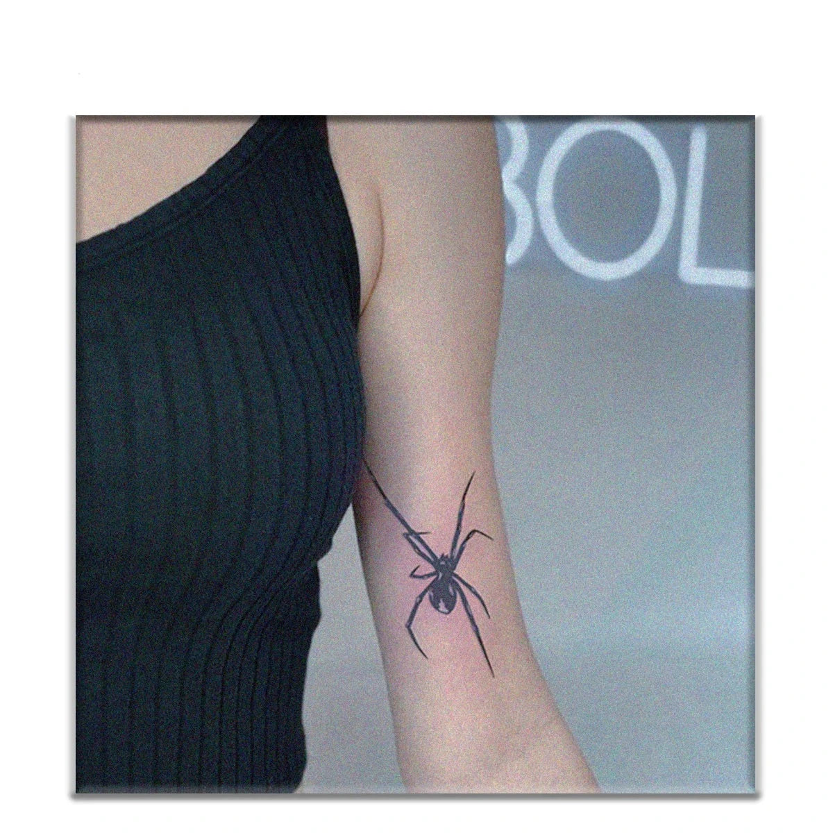 SpiderInk Temporary Tattoo - Cool Arachnid Design by BodiModi