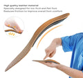 BodiModi EcoSole orthopedic leather insole — inside shoe lifestyle