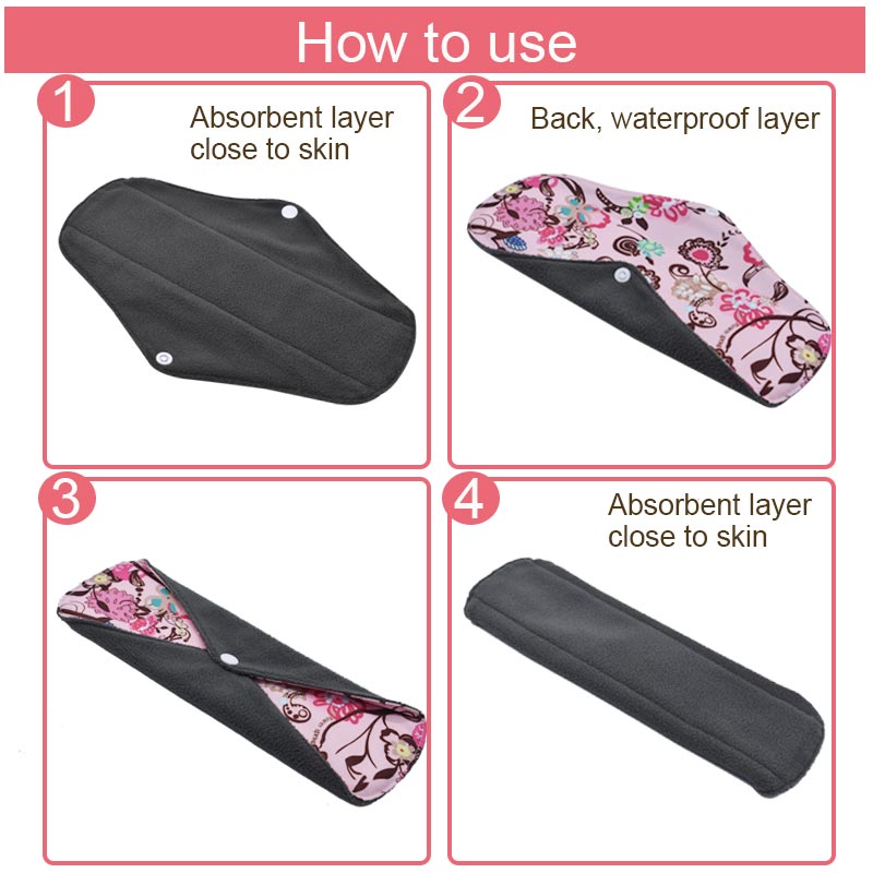 QuickFlow: Convenient Reusable Menstrual Pads for On-the-Go Women!