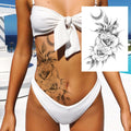 Sexy Flower Temporary Tattoo