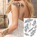 Sexy Flower Temporary Tattoo