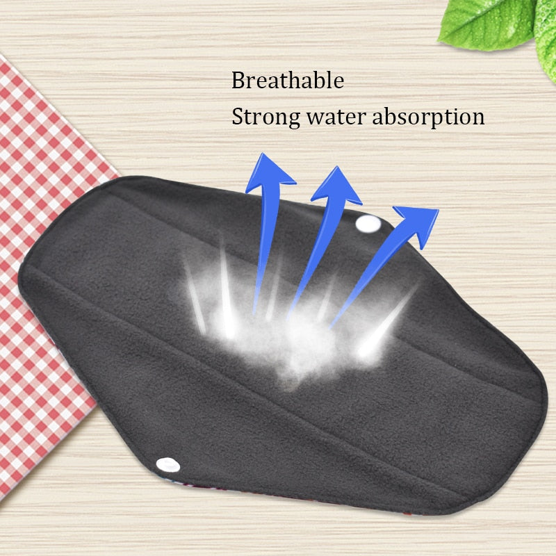 QuickFlow: Convenient Reusable Menstrual Pads for On-the-Go Women!