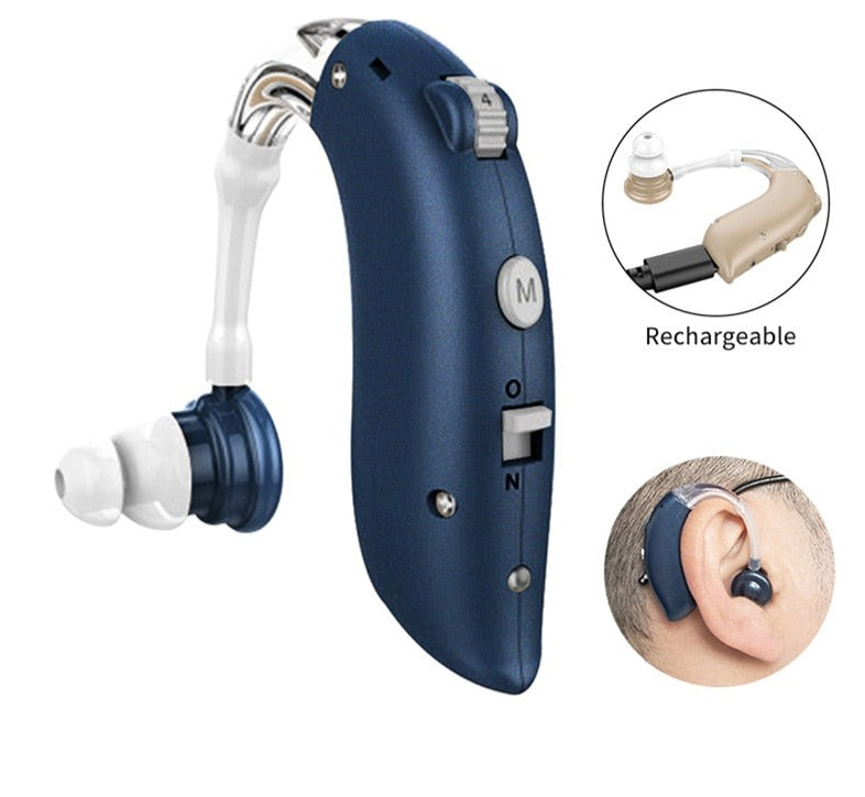 Mini Rechargeable Hearing Enhancing Amplifier or The Deaf & Elderly