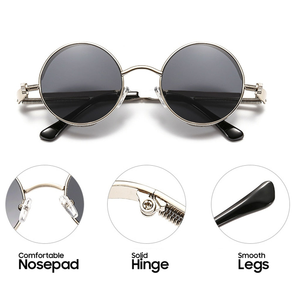 Classic Retro Steampunk Sunglasses