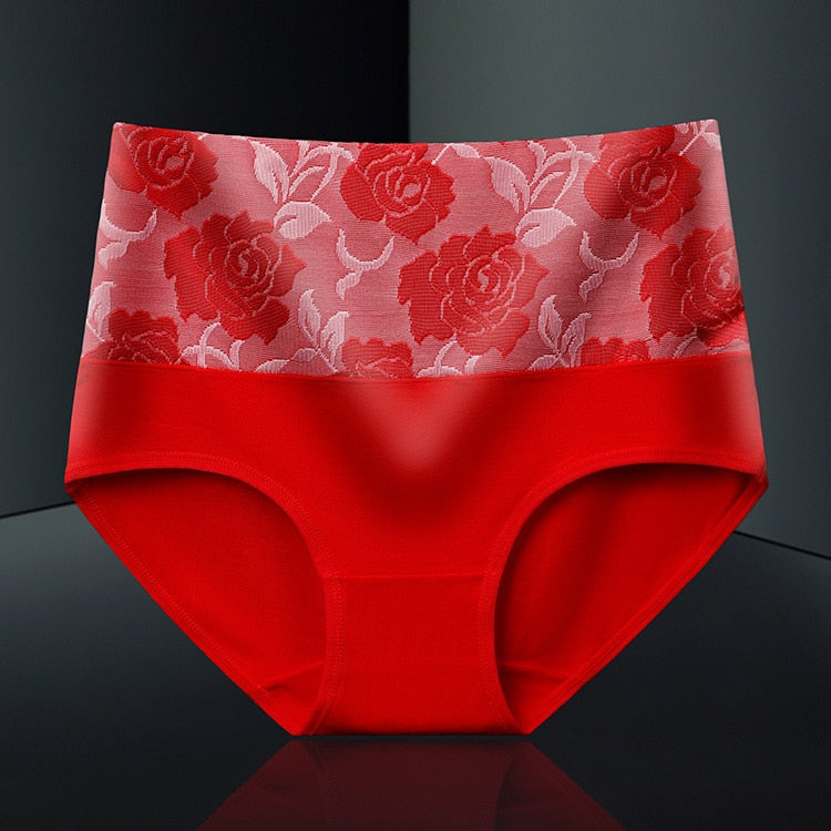 Cotton High Waist Abdominal Slimming Antibacterial Underwear