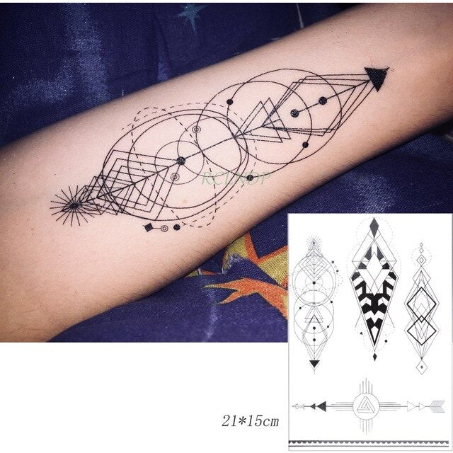 Tribal Totem Temporary Tattoo