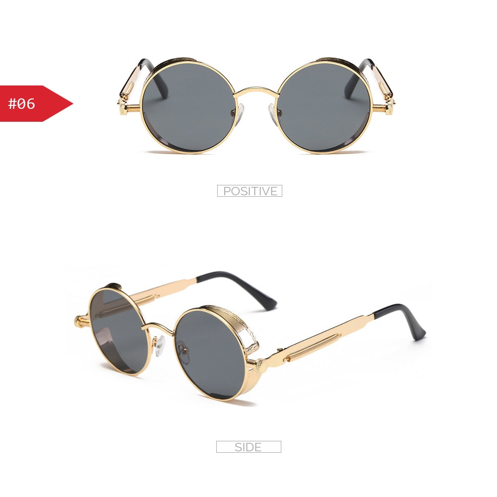 Classic Retro Steampunk Sunglasses