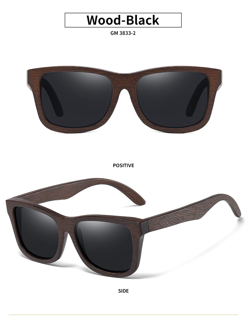 Natural Bamboo Wooden Sunglasses