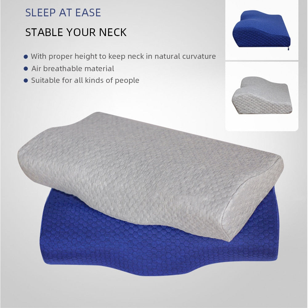 SoftSleeper® Orthopedic Memory Foam Pillow - The Perfect Support for a Restful Night's Sleep