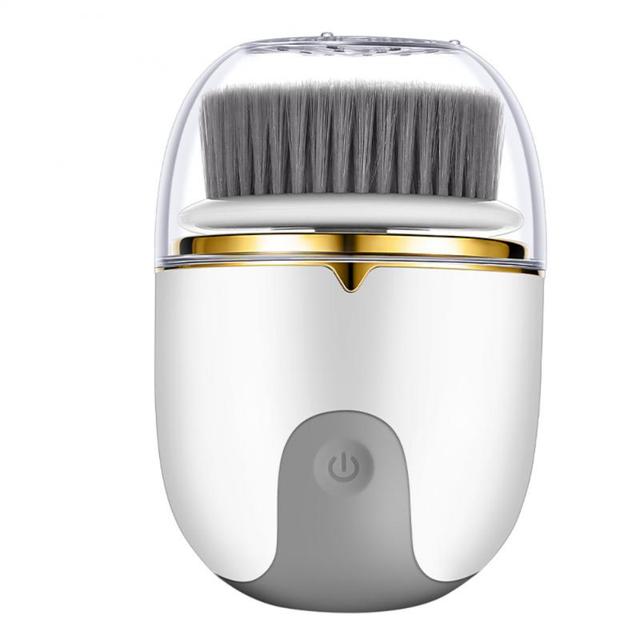Waterproof Facial Cleansing Brush – Soft Spin Exfoliator Tool