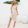 Floral Maternity Maxi Dress – Chiffon Short Sleeve Summer Wear