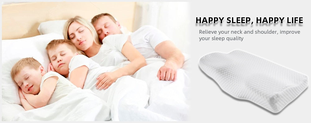 SoftSleeper® Orthopedic Memory Foam Pillow - The Perfect Support for a Restful Night's Sleep