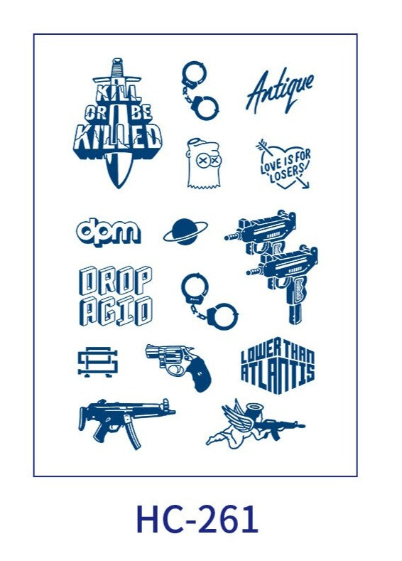 Off Blu™️ World Variety Temporary Tattoo