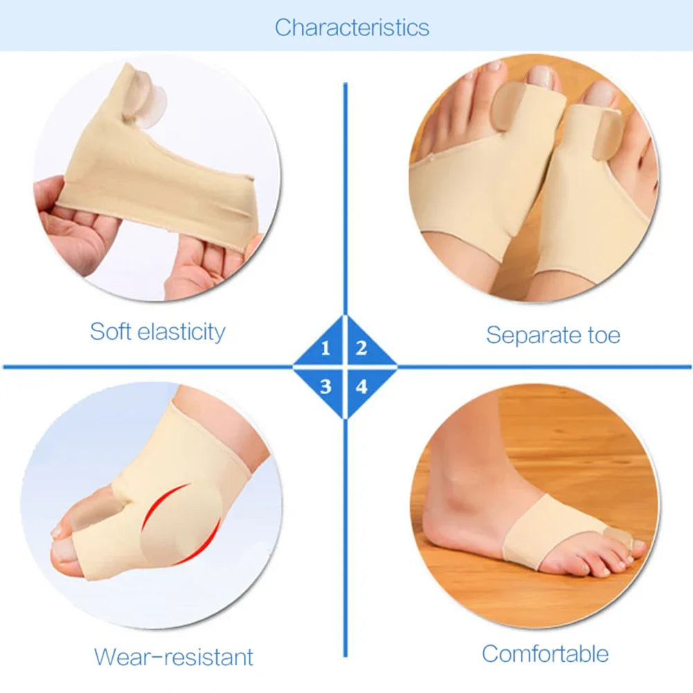 BunionEase Toe Separator Set - Foot Pain Relief Kit