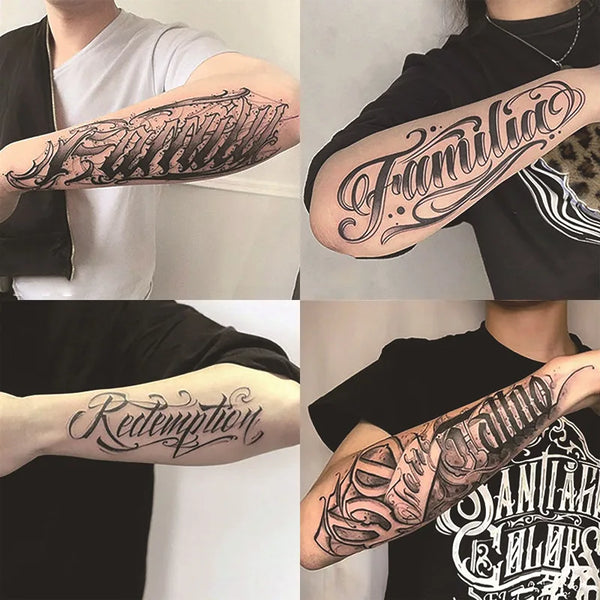 Tatuaggio temporaneo scritto a mano BodiModi Forever-Memory