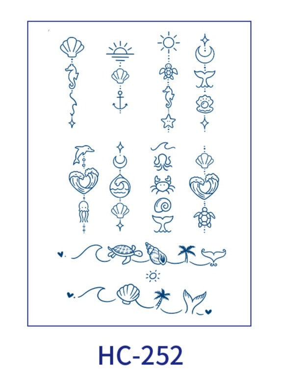 Off Blu™️ World Variety Temporary Tattoo