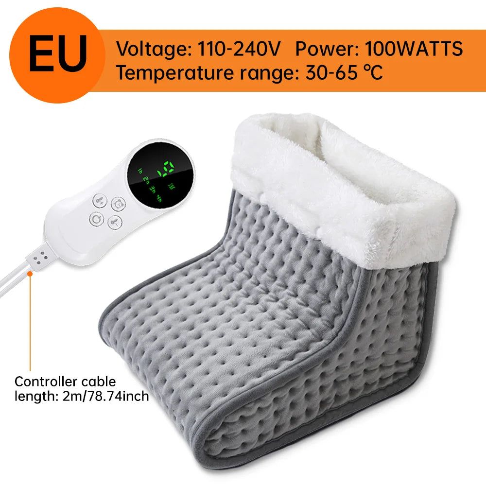 Luxury Electric Foot Warmer – 9-Level Adjustable Heat Pad