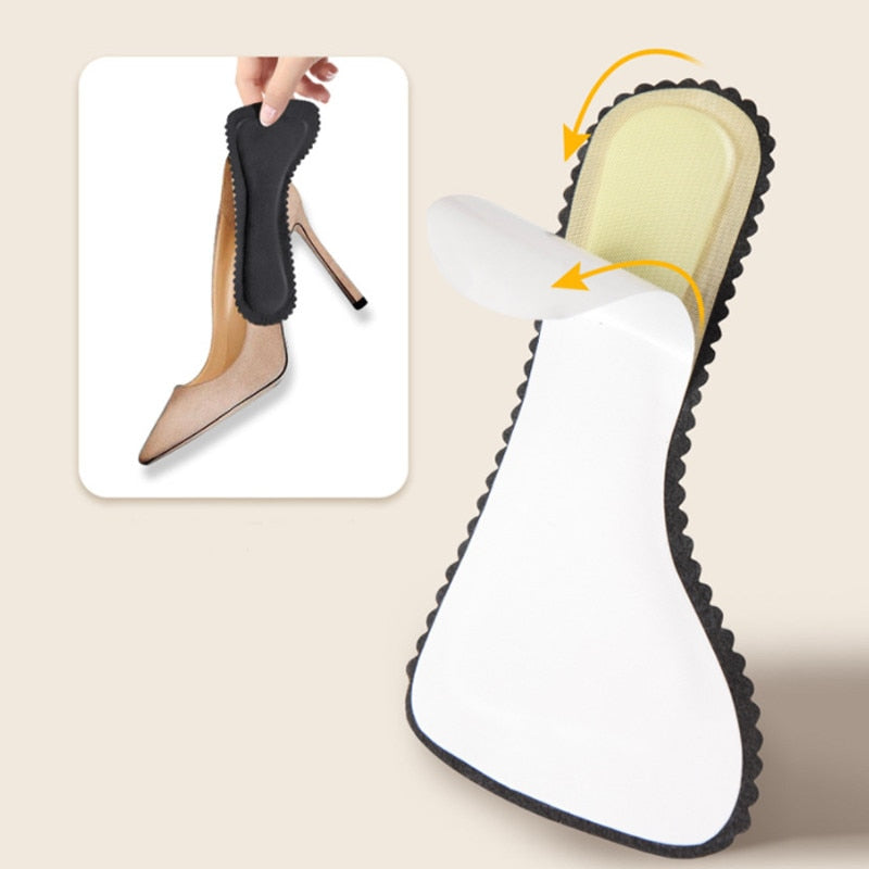 2pcs Women's Sandals and Shoe Anti Slip Insoles: Sweat-absorbing & Deodorant
