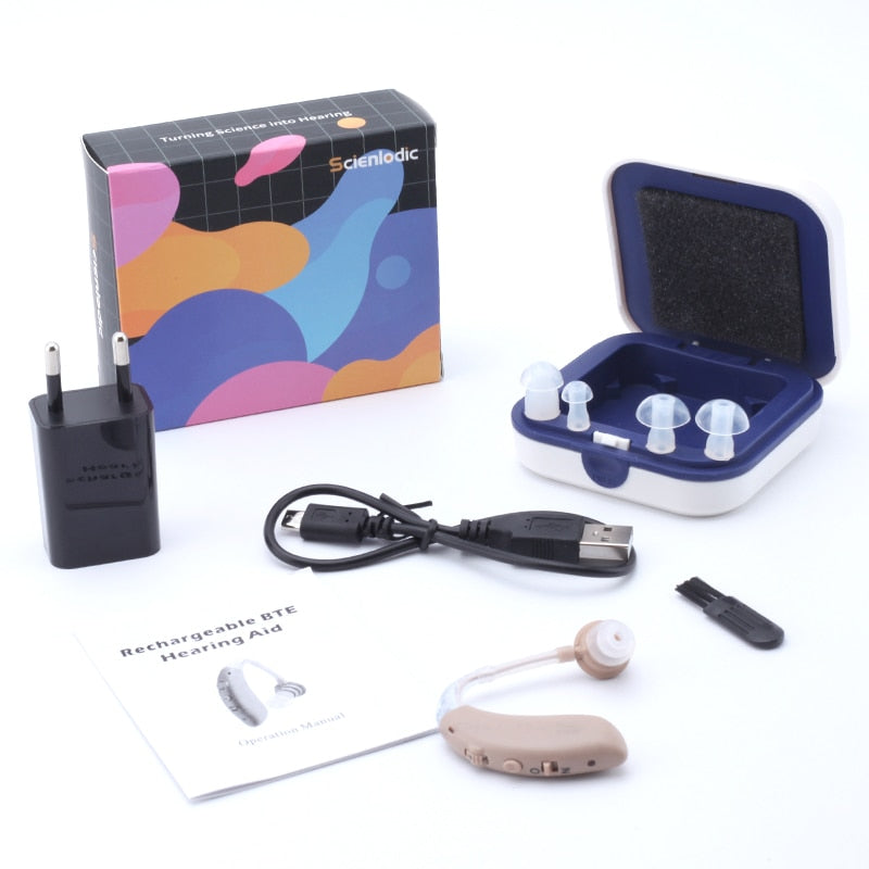 Mini Rechargeable Hearing Enhancing Amplifier or The Deaf & Elderly