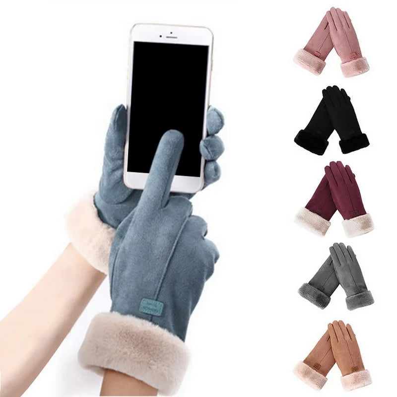 BodiModi Arctic Touch Winter Touchscreen Cashmere Plush Double Thick Gloves