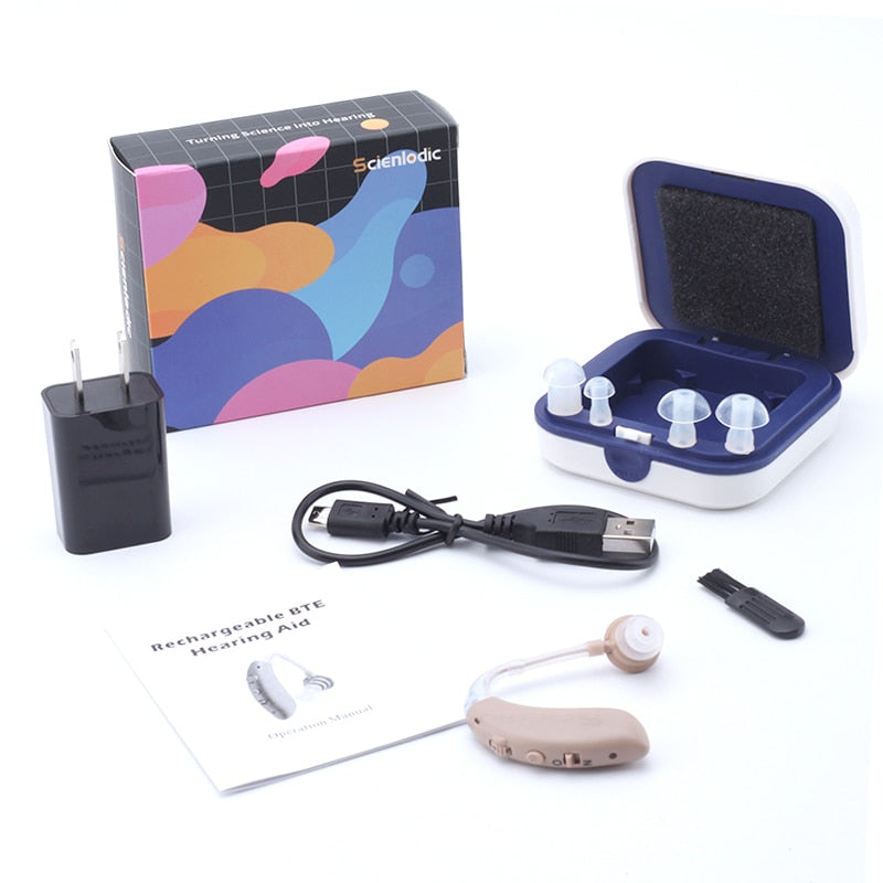 Mini Rechargeable Hearing Enhancing Amplifier or The Deaf & Elderly