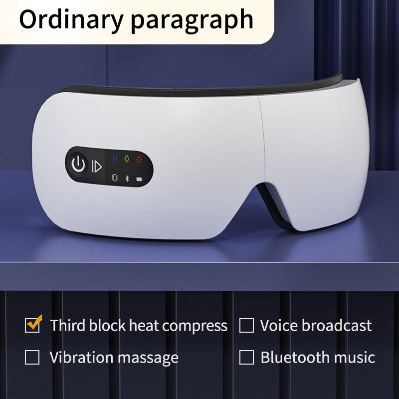 Best Eye Massager with Music for Migraines & Relaxes Eye Strain