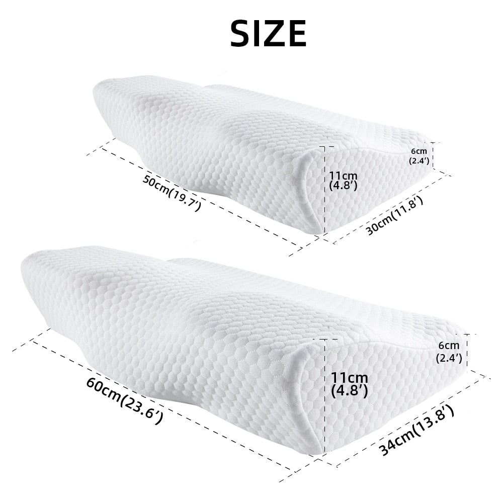 SoftSleeper® Orthopedic Memory Foam Pillow - The Perfect Support for a Restful Night's Sleep