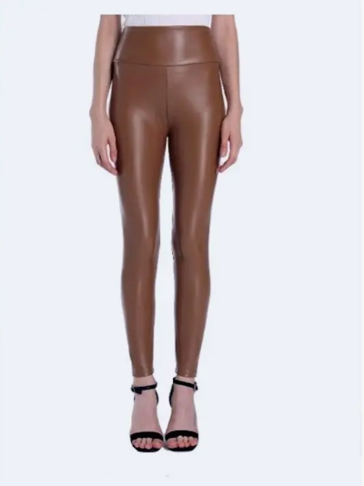 High Waisted Stretchy Pu Faux Leather Leggings