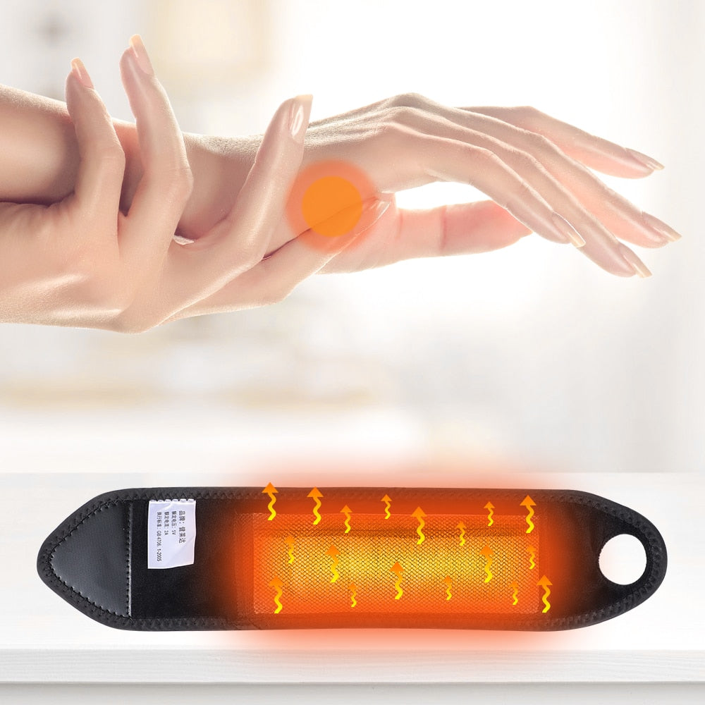Magnetic Self-Heating Wrist Support Brace