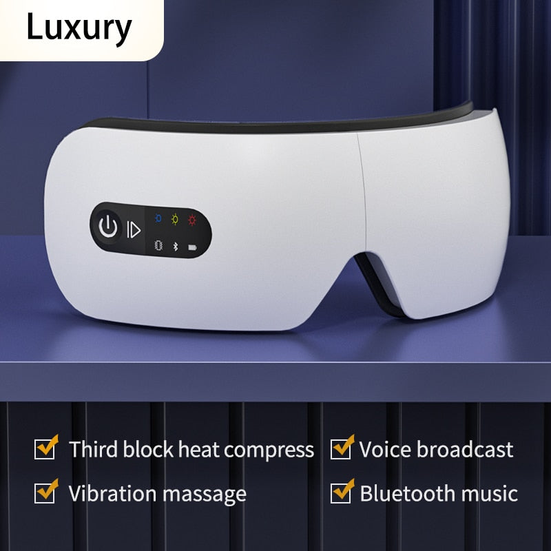 Eye Massager with Music for Migraines