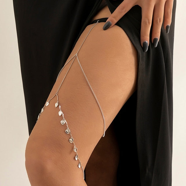 Exquisite Multilayer Tassel Leg Chain - Women's Bodi Jewelry