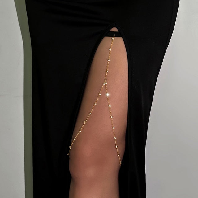 Exquisite Multilayer Tassel Leg Chain - Women's Bodi Jewelry