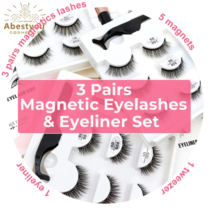 Futuristic Magnetic Eyelashes and Eyeliner