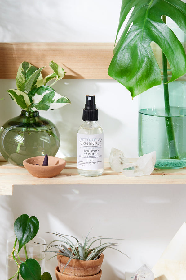 Organic Deep Sleep Pillow Mist – Lavender & Chamomile