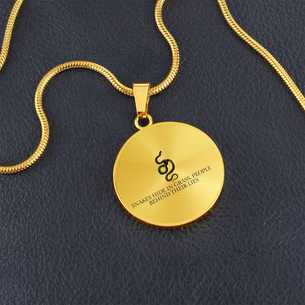 Collana con ciondolo Serpent Truth - Gioielli simbolici per audaci dichiarazioni di moda
