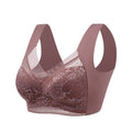 Wireless Lace Comfort Bra  with Built-In Lift