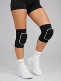 BodiModi knee pads for volleyball worn on legs, studio product shot