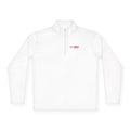 BodiModi quarter-zip black back print silver and pink
