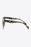 BodiModi UV400 sunglasses side profile — temple length and polycarbonate frame detail