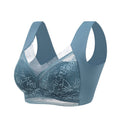 Wireless Lace Comfort Bra  with Built-In Lift