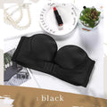 Strapless decolleté-bh met tepels